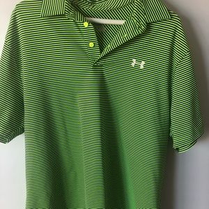 Mens Large under armour golf shirt Size Large